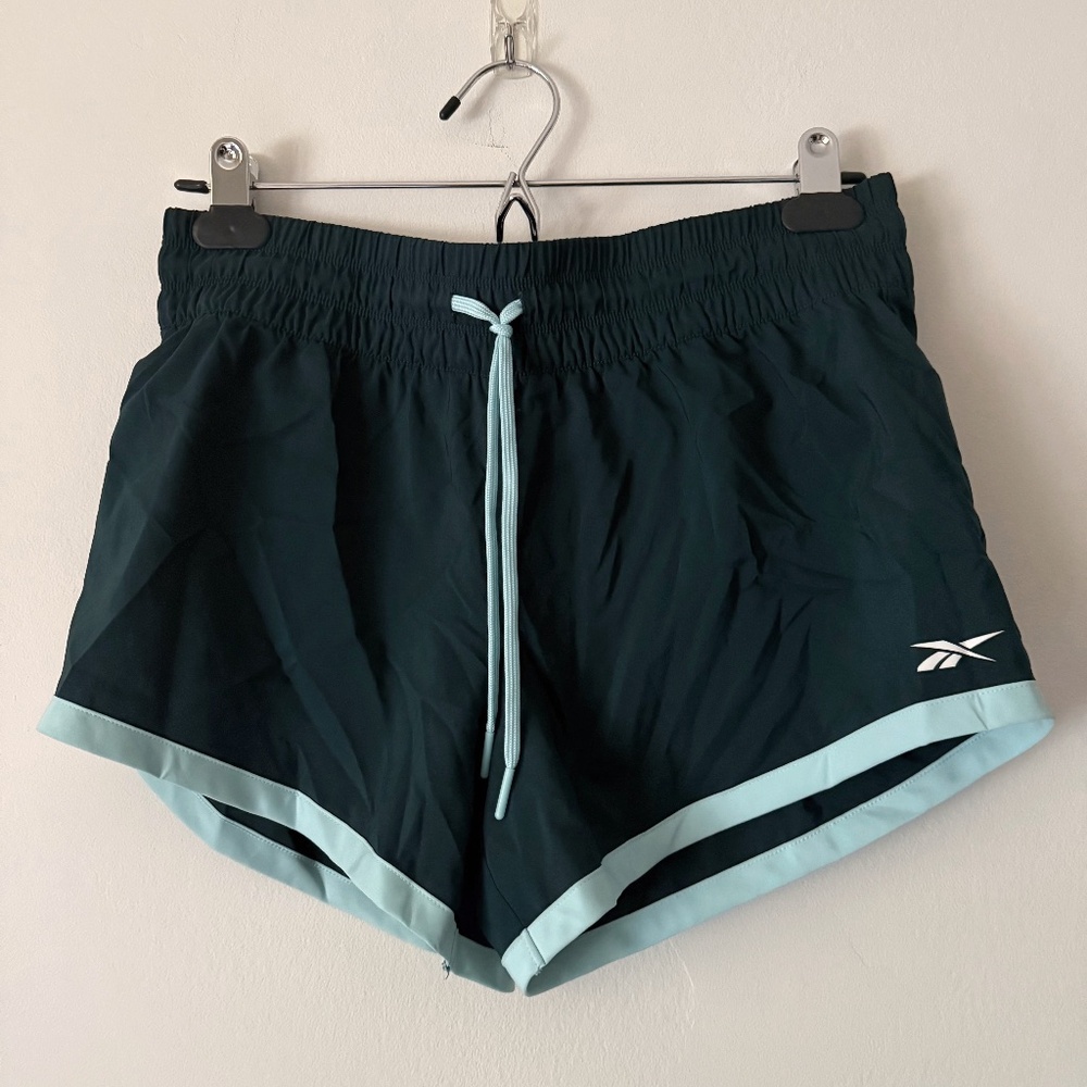 Reebok S Forest Green Workout Ready Shorts